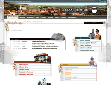 Tablet Screenshot of damborice.cz